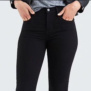 Levi’s 721 High Rise Black Skinny Jeans 27x28